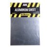 AK Interactive AK8312 ALUMINUM SHEET 100UM (MICROMETER) 200X250MM